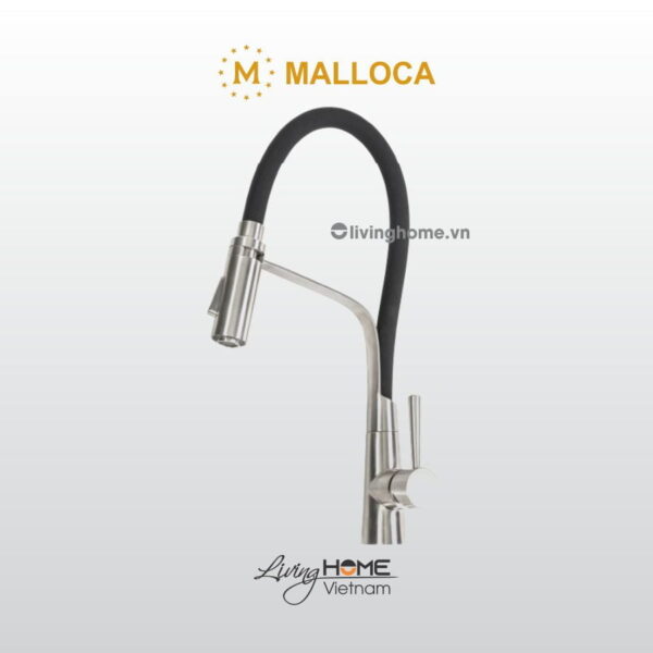 Vòi rửa chén Malloca K596S đồng thau mạ Chrome