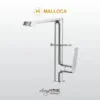 Vòi rửa chén Malloca K82C đồng thau mạ Chrome