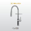 Vòi rửa chén Malloca K94C đồng thau mạ Chrome