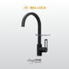 Vòi rửa chén Malloca MF-040 màu đen sang trọng
