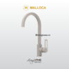 Vòi rửa chén Malloca MF-043 màu đất hiện đại thanh lịch