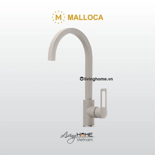 Vòi rửa chén Malloca MF-043 màu đất hiện đại thanh lịch