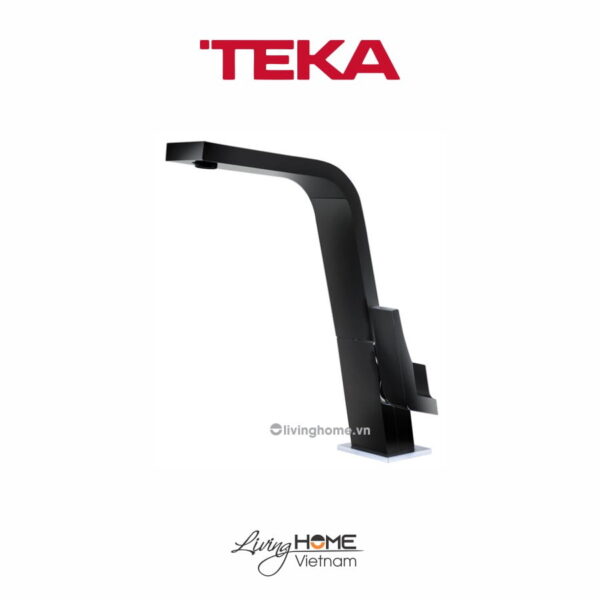 Vòi rửa chén Teka IC 915 thiết kế dạng thẳng màu đen hiện đại