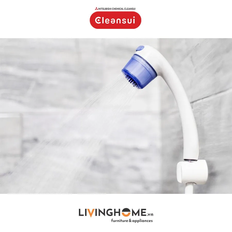 Vòi sen tắm Cleansui ES201W khử clo nhập khẩu Nhật - Ảnh 2