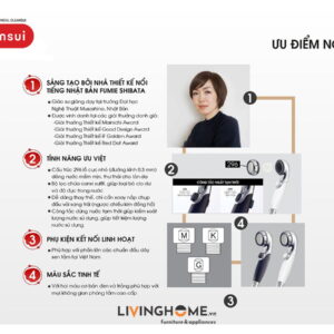 Vòi sen tắm Cleansui ES301 khử clo nhập khẩu Nhật