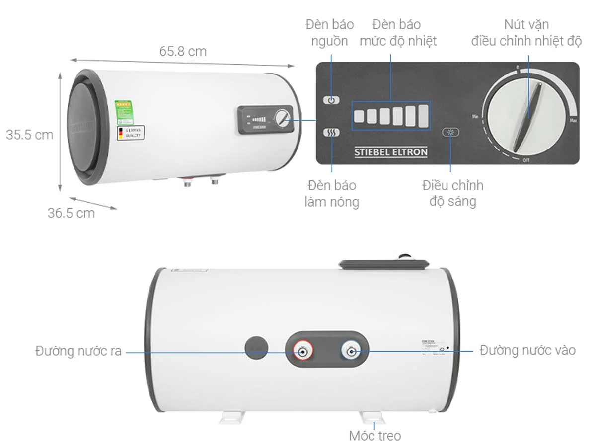 Máy Nước Nóng Gián Tiếp Stiebel Eltron ESH 25 H Plus T-VN, 25 Lít, Thái Lan 18 Máy Nước Nóng Gián Tiếp Stiebel Eltron ESH 25 H Plus T-VN, 25 Lít, Thái Lan