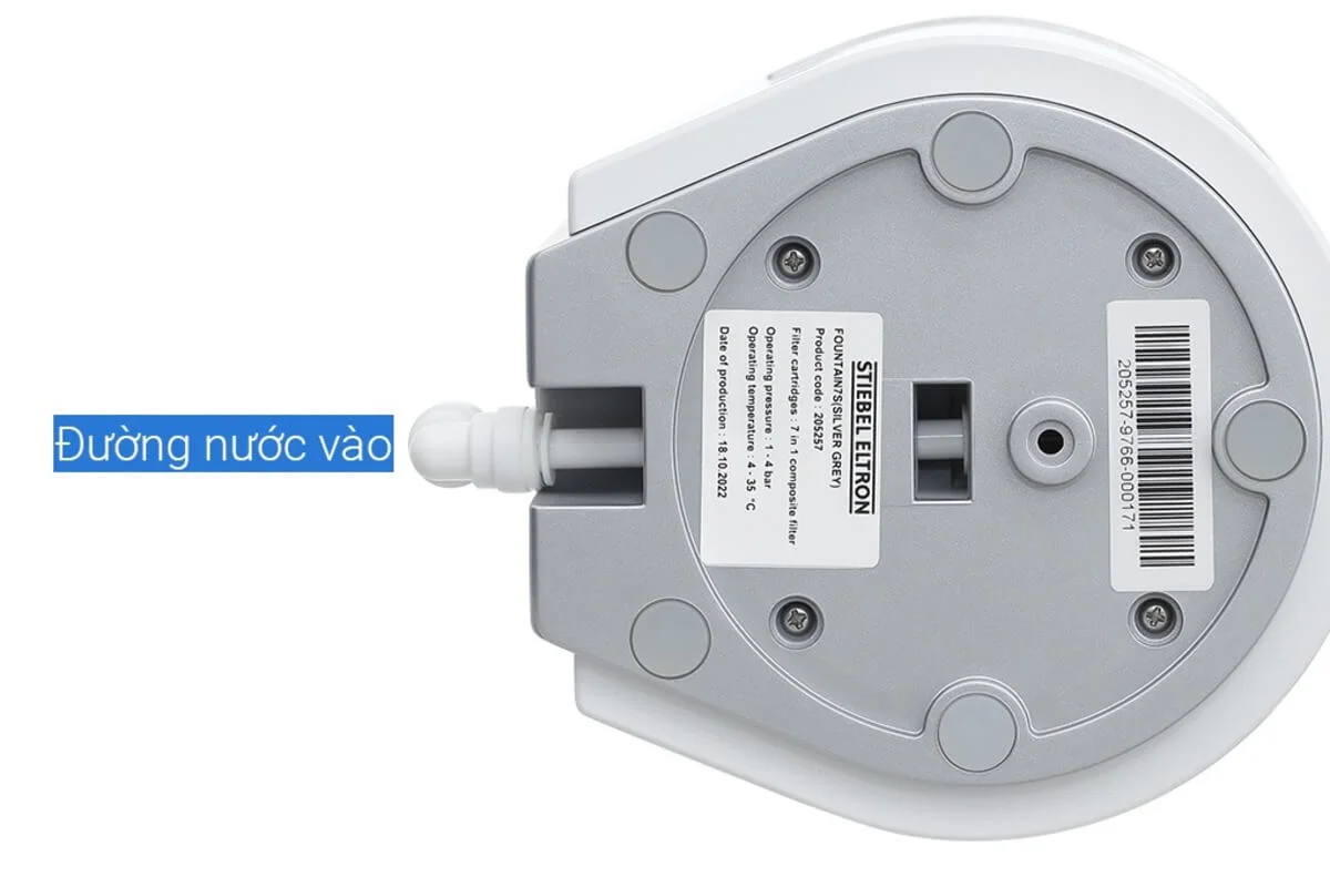 Máy Lọc Nước Stiebel Eltron Fountain 7S, 7 in 1, Silver Grey 8 Máy lọc nước Stiebel Eltron Fountain 7S (Silver Grey) 7 cấp lọc