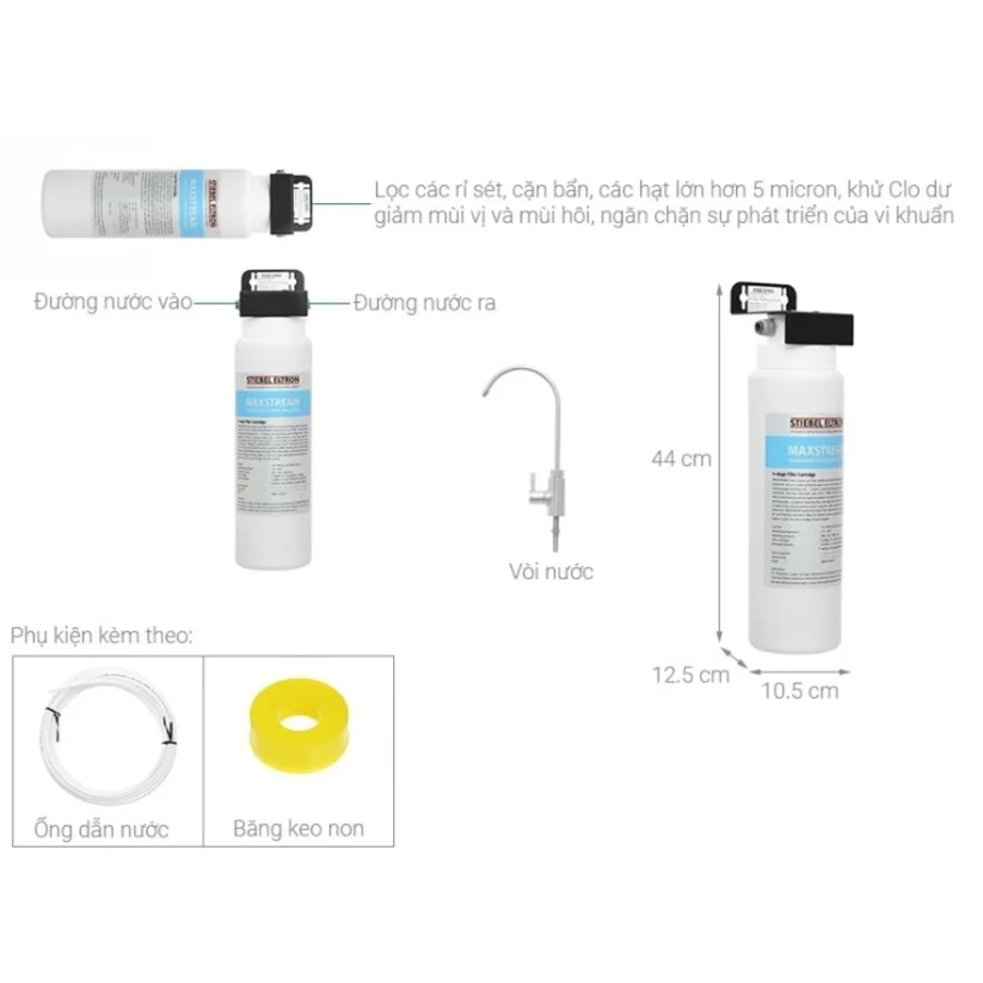 Máy Lọc Nước Stiebel Eltron Maxstream, Nano, Hàn Quốc 4 Máy lọc nước Stiebel Eltron Maxstream
