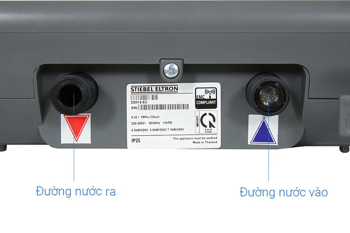 Máy Nước Nóng Đa Điểm Stiebel Eltron DDH 6 EC, 6000W, Trực Tiếp, Thái Lan 5 Máy Nước Nóng Đa Điểm Stiebel Eltron DDH 6 EC, 6000W, Trực Tiếp, Thái Lan - Ảnh 3