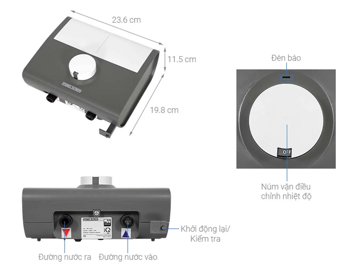 Máy Nước Nóng Đa Điểm Stiebel Eltron DDH 8 EC 8000W