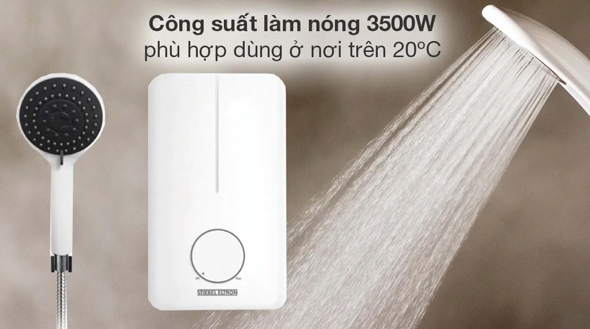 Máy Nước Nóng Trực Tiếp Stiebel Eltron DE 35 EC 20 Máy Nước Nóng Trực Tiếp Stiebel Eltron DE 35 EC