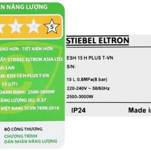 Máy Nước Nóng Gián Tiếp Stiebel Eltron ESH 15 H Plus T-VN, 15 Lít, Thái Lan 17 Máy Nước Nóng Gián Tiếp Stiebel Eltron ESH 15 H Plus T-VN, 15 Lít, Thái Lan