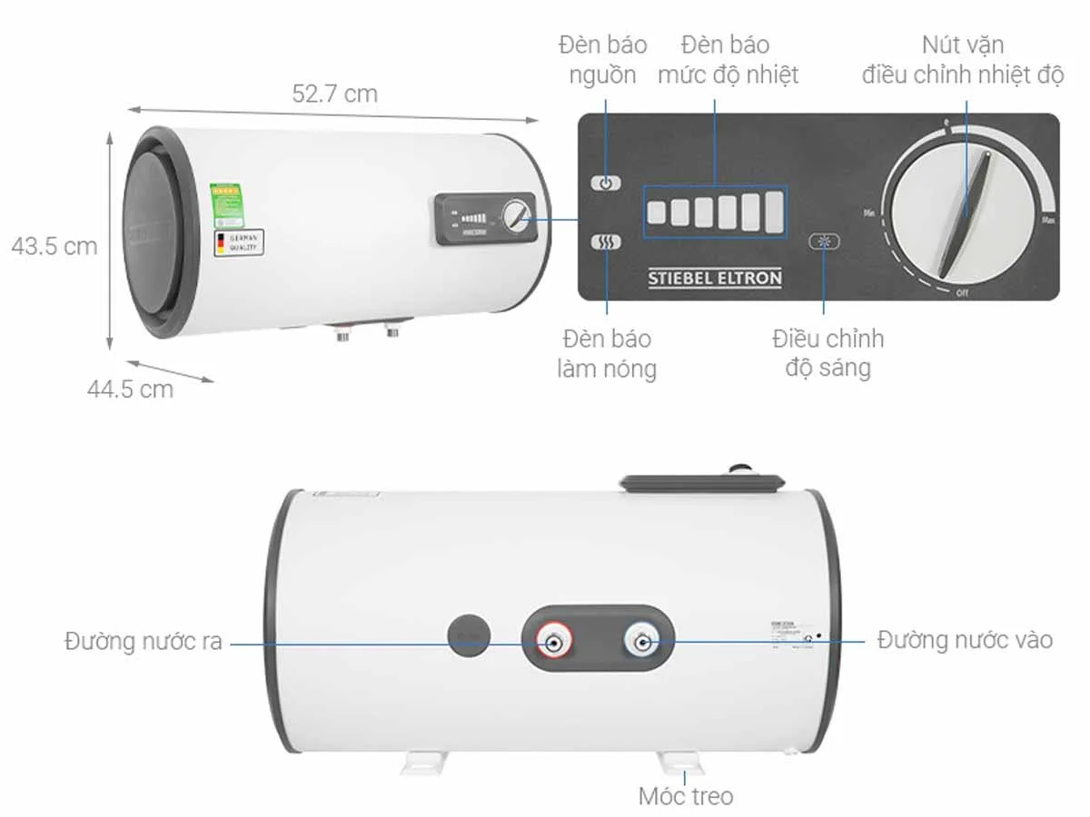 Máy nước nóng gián tiếp Stiebel Eltron ESH 30 H Plus T-VN