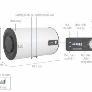 Máy nước nóng gián tiếp Stiebel Eltron ESH 80 H Plus T-VN