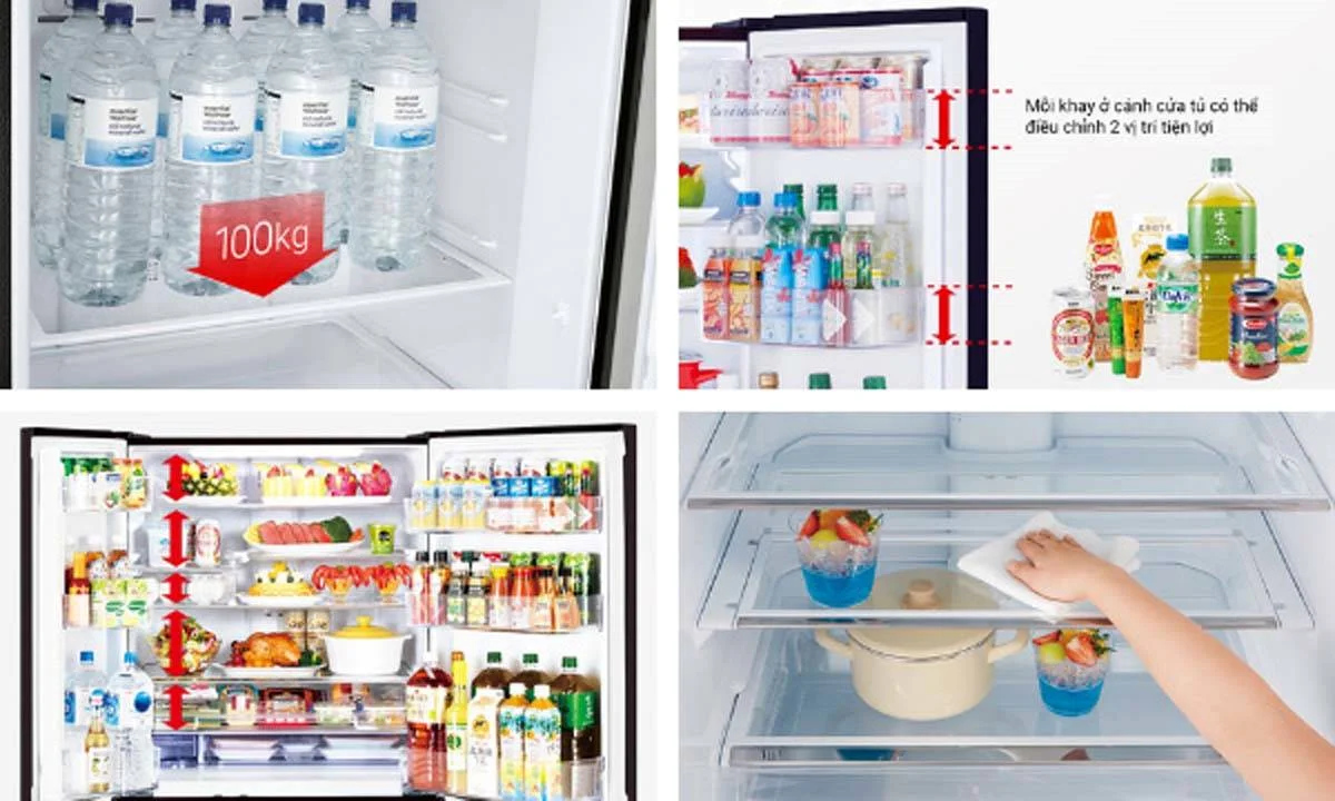 Tủ lạnh Mitsubishi Electric Inverter MR-LA72ER-GBK-V 19 Tủ lạnh Mitsubishi Electric Inverter MR-LA72ER-GBK-V