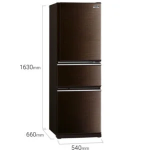 Tủ Lạnh Mitsubishi Inverter 272 Lít MR-CX35EM-BRW-V