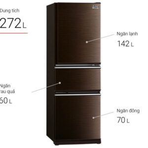 Tủ Lạnh Mitsubishi Inverter 272 Lít MR-CX35EM-BRW-V