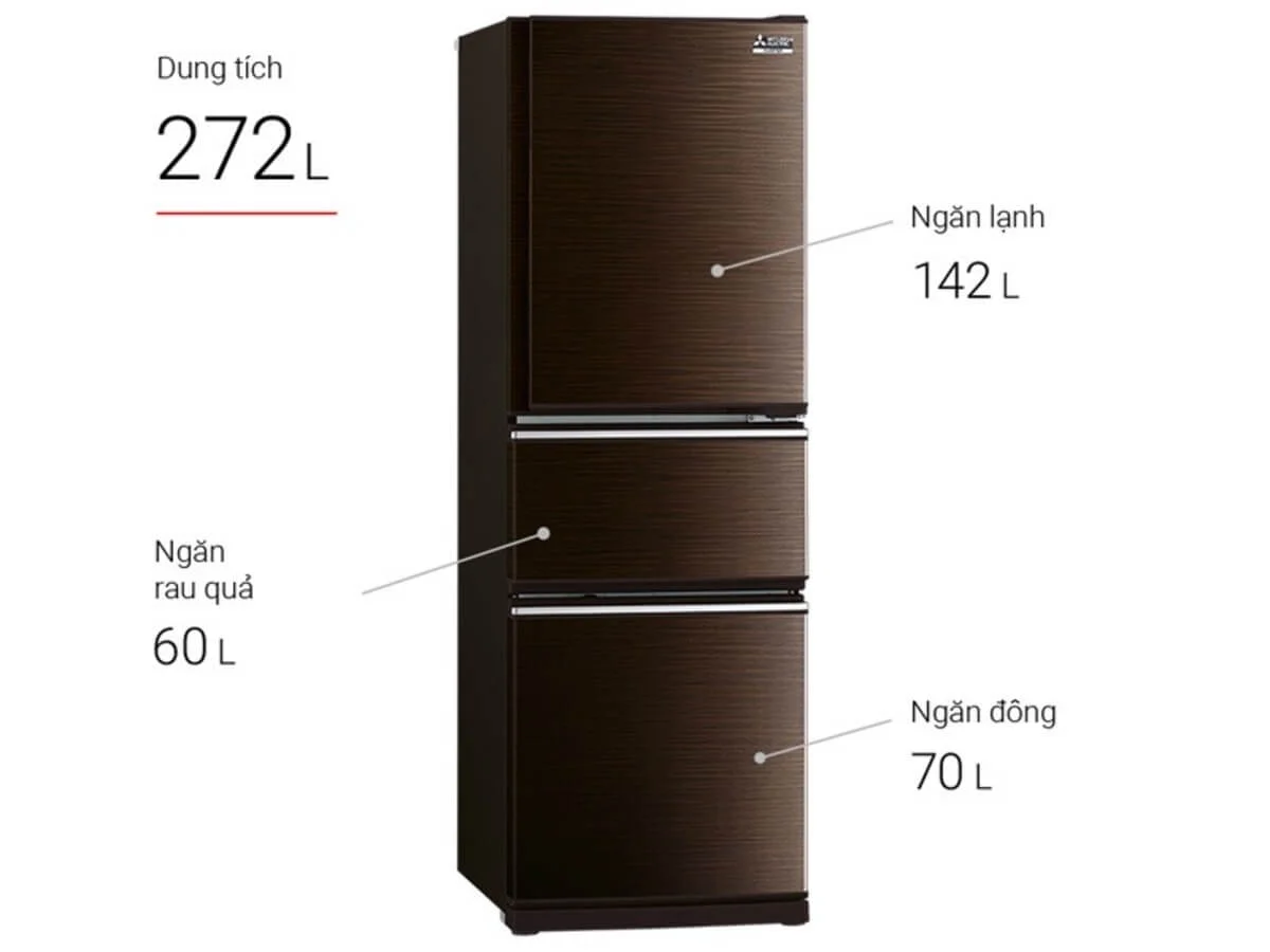 Tủ Lạnh Mitsubishi Electric Inverter 272 Lít MR-CX35EM-BRW-V 12 Tủ Lạnh Mitsubishi Inverter 272 Lít MR-CX35EM-BRW-V