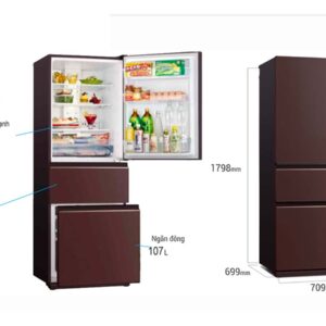 Tủ lạnh Mitsubishi Inverter MR-CGX56EP-GBR-V 15 Tủ lạnh Mitsubishi Inverter MR-CGX56EP-GBR-V