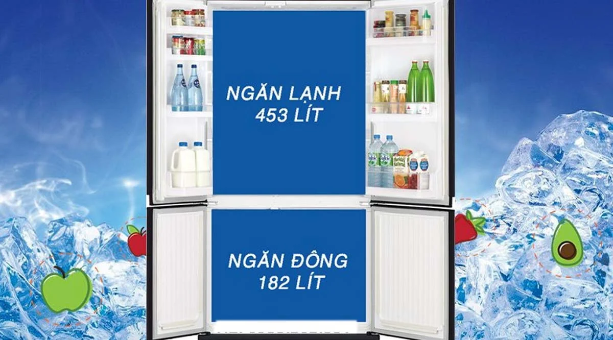 Tủ lạnh Mitsubishi Electric Inverter MR-LA78ER-GBK 8 Tủ lạnh Mitsubishi Electric Inverter MR-LA78ER-GBK