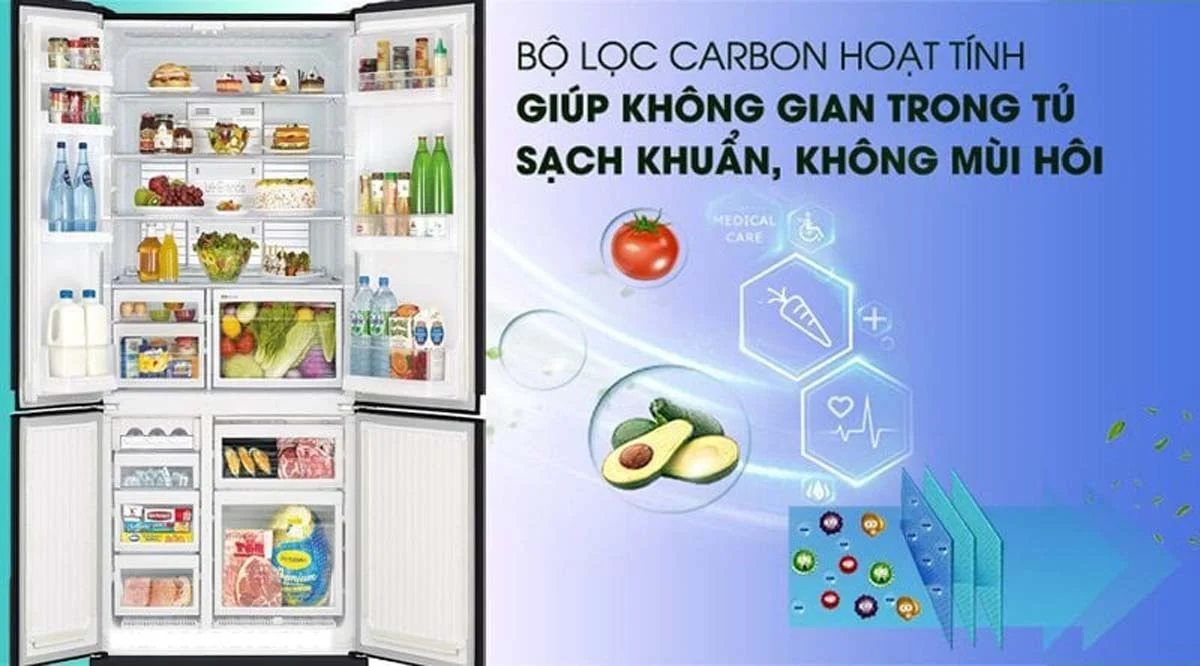 Tủ lạnh Mitsubishi Electric Inverter MR-LA78ER-GBK 11 Tủ lạnh Mitsubishi Electric Inverter MR-LA78ER-GBK