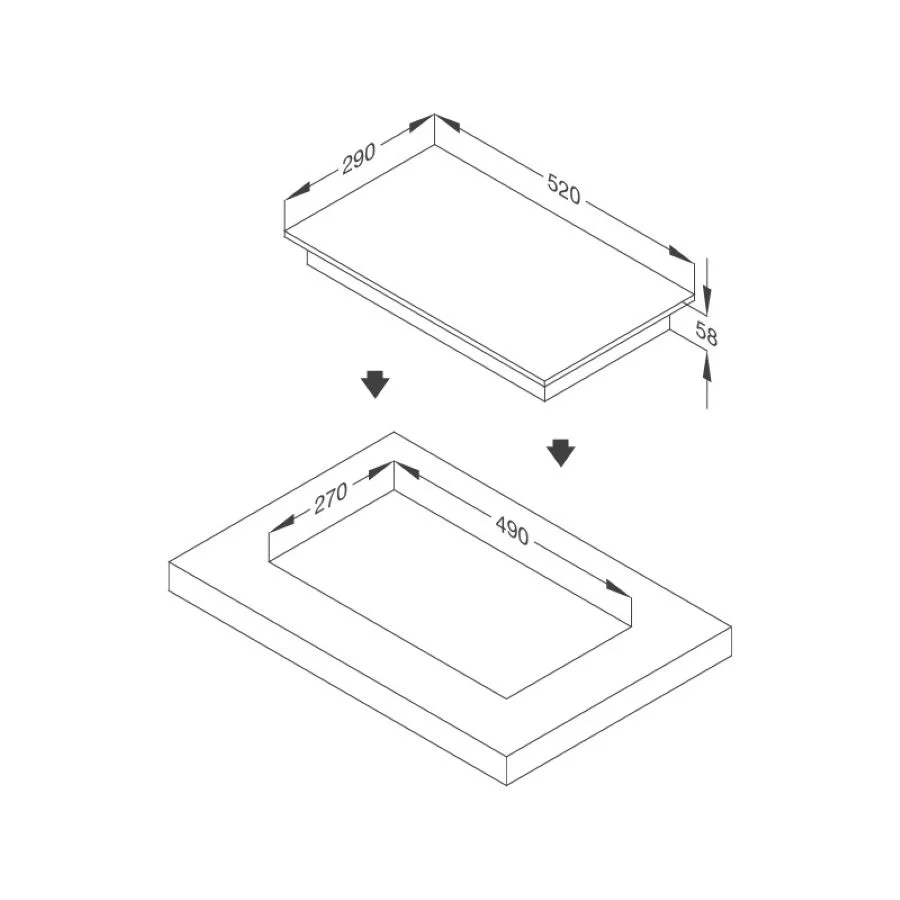 Bếp Kính Âm 1 Từ Malloca Domino MDI 301 7 Bếp Kính Âm 1 Từ Malloca Domino MDI 301