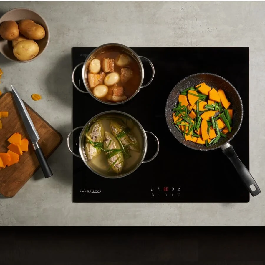 Bếp Kính Âm 3 Từ Malloca MH-5903 IN 7 Bếp Kính Âm 3 Từ Malloca MH-5903 IN