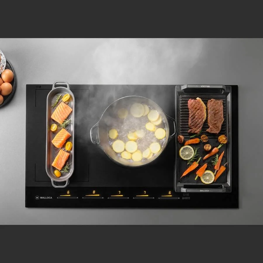 Bếp Kính Âm 5 Từ Malloca Skylux Mh-885