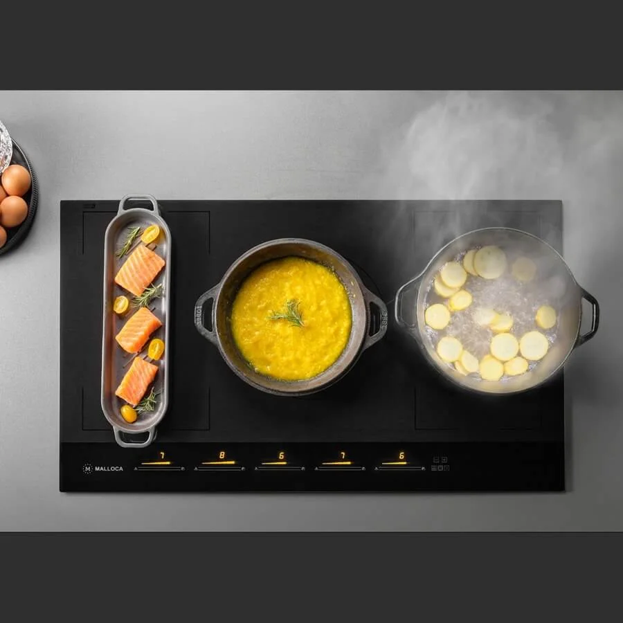 Bếp Kính Âm 5 Từ Malloca Skylux Mh-885