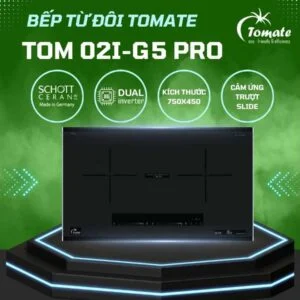 Bếp Từ Đôi Âm Tomate TOM 02i-G5 PRO