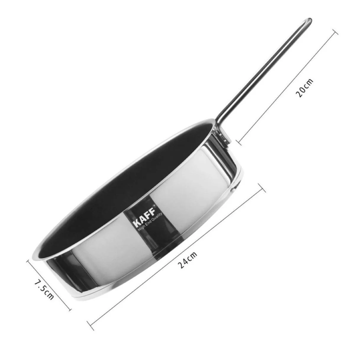 Bộ Nồi Inox 5 Món Kaff KF-ST09304 9 Bộ Nồi Inox 5 Món Kaff KF-ST09304