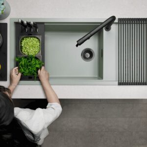 Chậu Rửa Chén Đá Malloca SENSE K82 14 Chậu Rửa Chén Đá Malloca SENSE K82