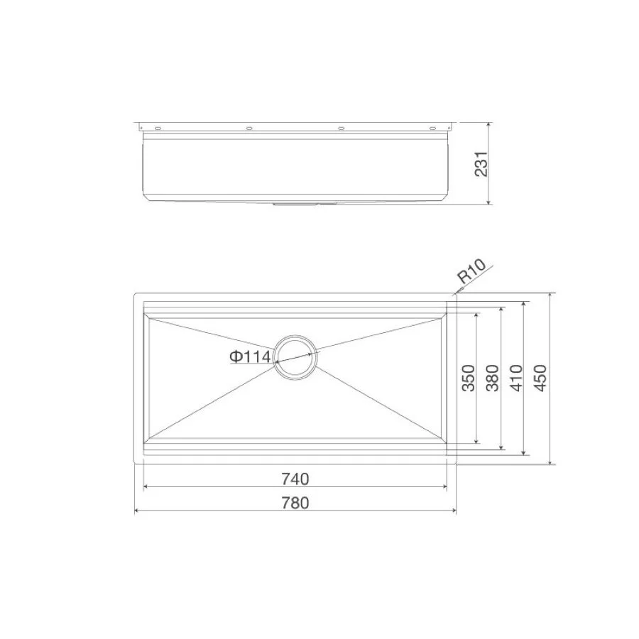 Chậu Rửa Chén Malloca Slide MS 781 13 Chậu Rửa Chén Malloca Slide MS 781