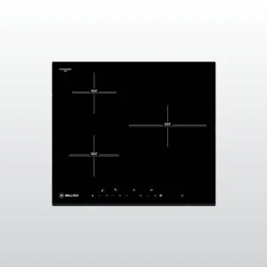 Bếp từ Malloca MH-5903 I âm 3 từ màu đen mặt kính Vitroceramic