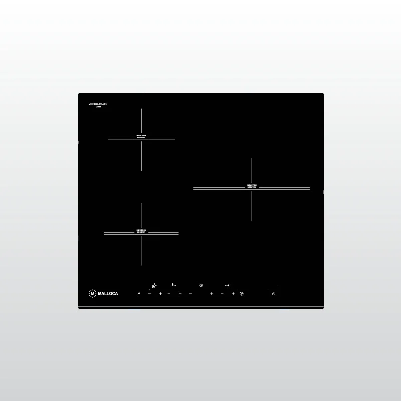 Bếp từ Malloca MH-5903 I âm 3 từ màu đen mặt kính Vitroceramic 3 Bếp từ Malloca MH-5903 I âm 3 từ màu đen mặt kính Vitroceramic