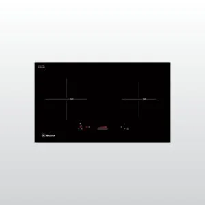 Bếp từ Malloca MI 732 SL âm 2 từ màu đen mặt kính Schottceran