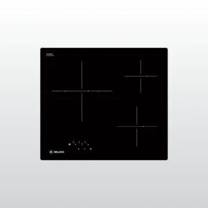 Bếp điện Malloca MR 593 kính âm 3 điện màu đen mặt kính Shott Ceran