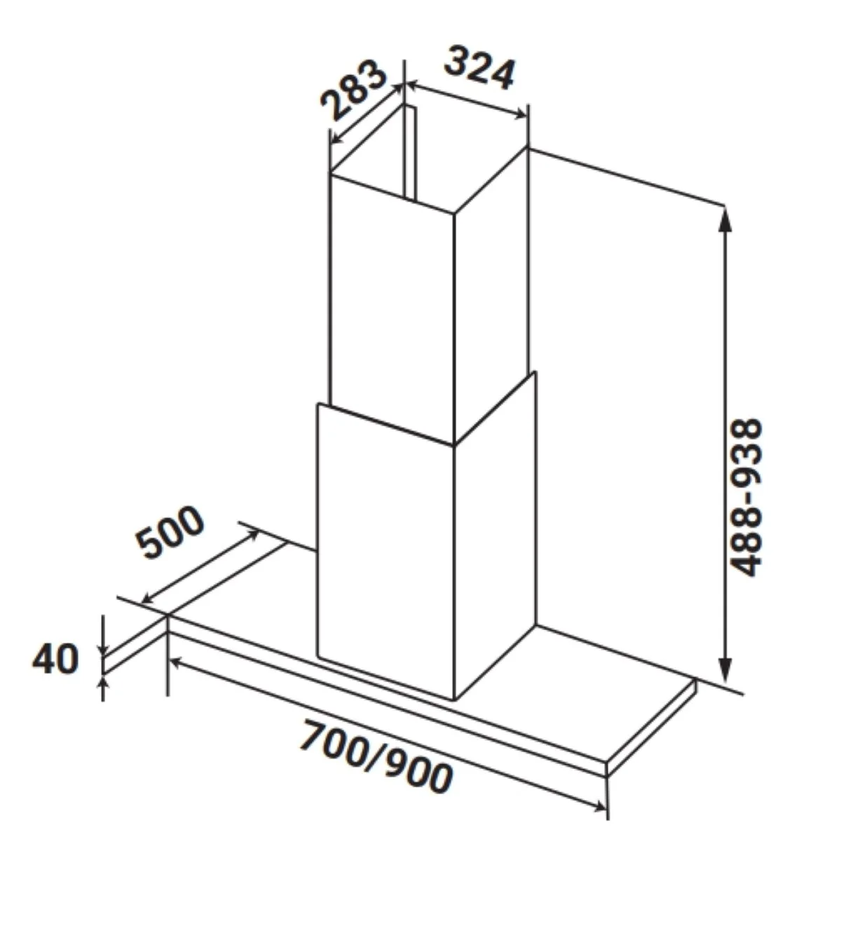 Máy hút mùi Kaff KF-991B New Black 7 Máy hút mùi Kaff KF-991B New Black