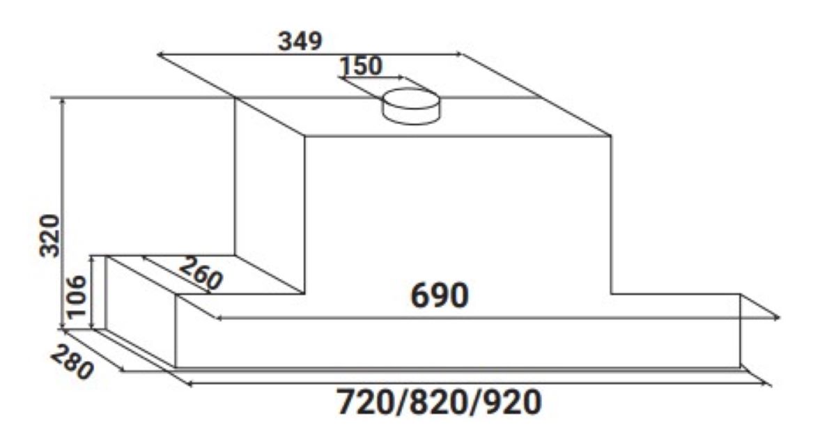Máy Hút Mùi Kaff KF-BI70PR 7 Máy Hút Mùi Kaff KF-BI70PR