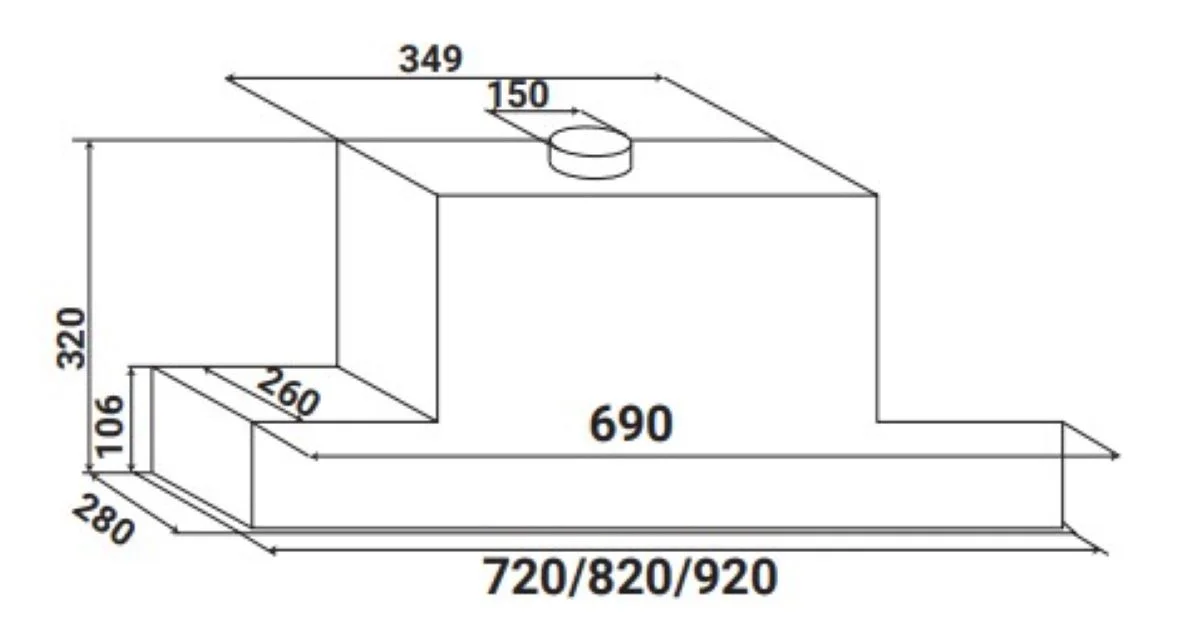 Máy Hút Mùi Kaff KF-BI90PR 7 Máy Hút Mùi Kaff KF-BI90PR