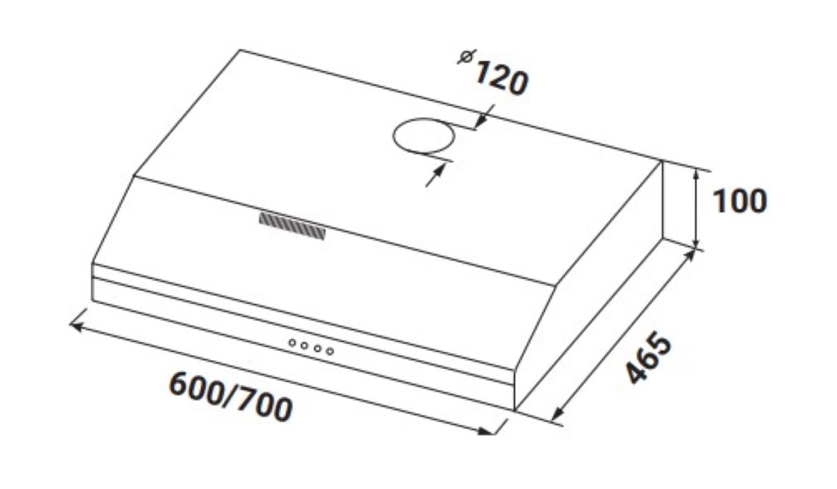 Máy Hút Mùi Kaff KF-SL70KW