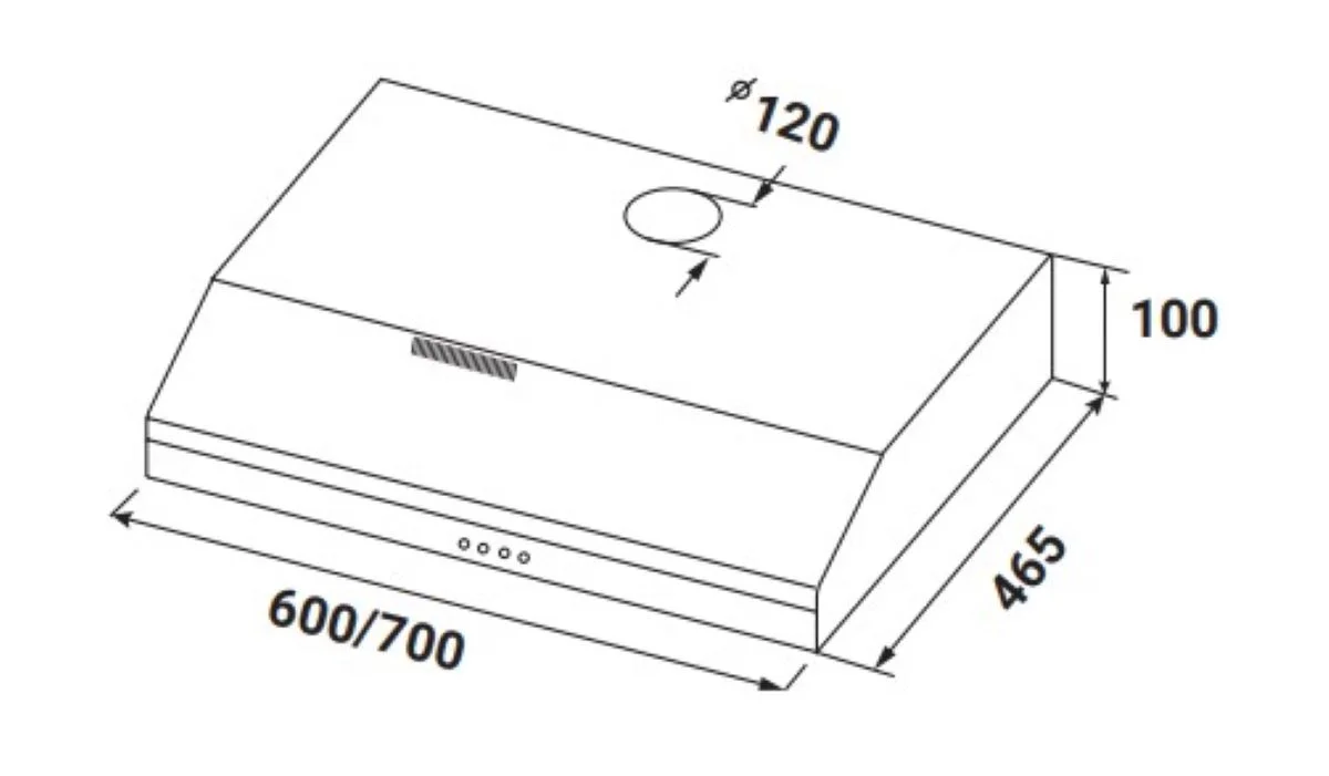 Máy Hút Mùi Kaff KF-SL70KW 7 Máy Hút Mùi Kaff KF-SL70KW