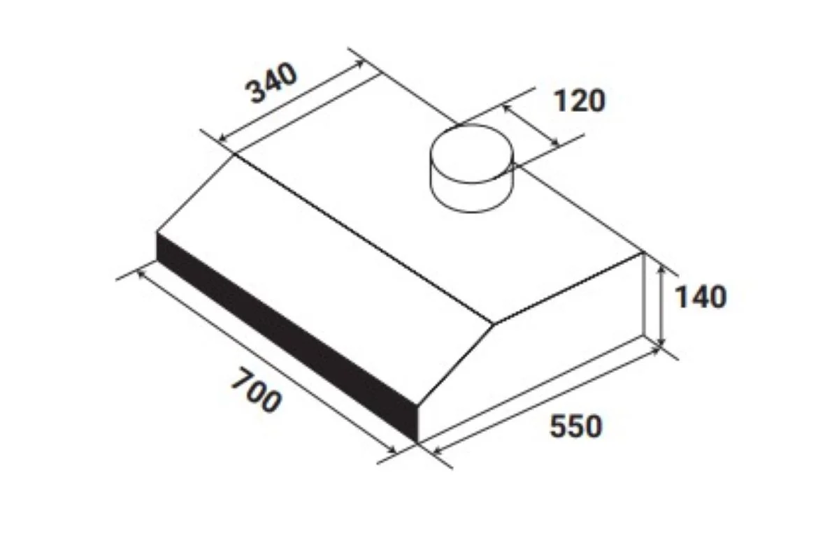 Máy Hút Mùi Cổ Điển Kaff KF-701B 7 Máy Hút Mùi Cổ Điển Kaff KF-701B