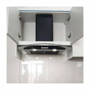 Máy hút mùi Tomate TOM 3690, kính cong treo tường