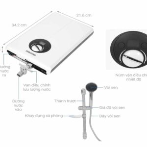 Máy Nước Nóng Trực Tiếp Stiebel Eltron XGLP 45 EC (VN) 4500W Có Bơm 9 Máy Nước Nóng Trực Tiếp Stiebel Eltron XGLP 45 EC (VN) 4500W Có Bơm