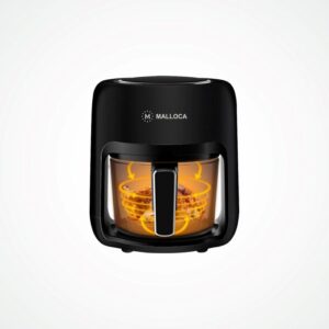 Nồi Chiên Không Dầu Malloca MAF-25B Thủy Tinh