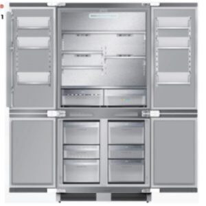 Alternative view of Tủ Lạnh Âm Toàn Phần Kaff KF-BI555W Luxury