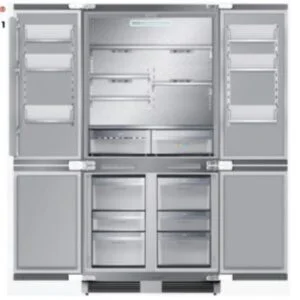 Alternative view of Tủ Lạnh Âm Toàn Phần Kaff KF-BI555W Luxury