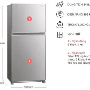 Tủ Lạnh Mitsubishi Electric Inverter 344 Lít MR-FX43EN-GSL-V 7 Tủ Lạnh Mitsubishi Electric Inverter 344 Lít MR-FX43EN-GSL-V