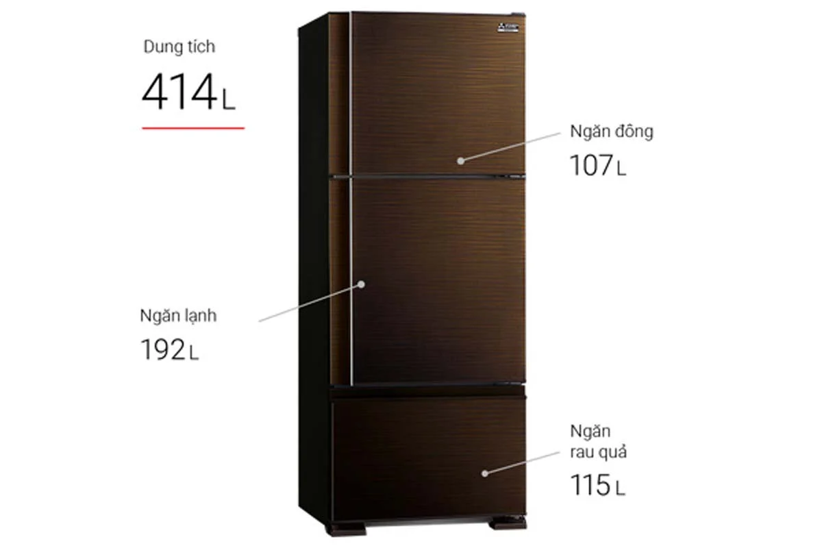 Tủ lạnh Mitsubishi Electric Inverter MR-V50ER-BRW-V 5 Tủ lạnh Mitsubishi Electric Inverter MR-V50ER-BRW-V - Ảnh 3
